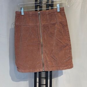 Wild‎ Fable Copper Corduroy Mini Skirt